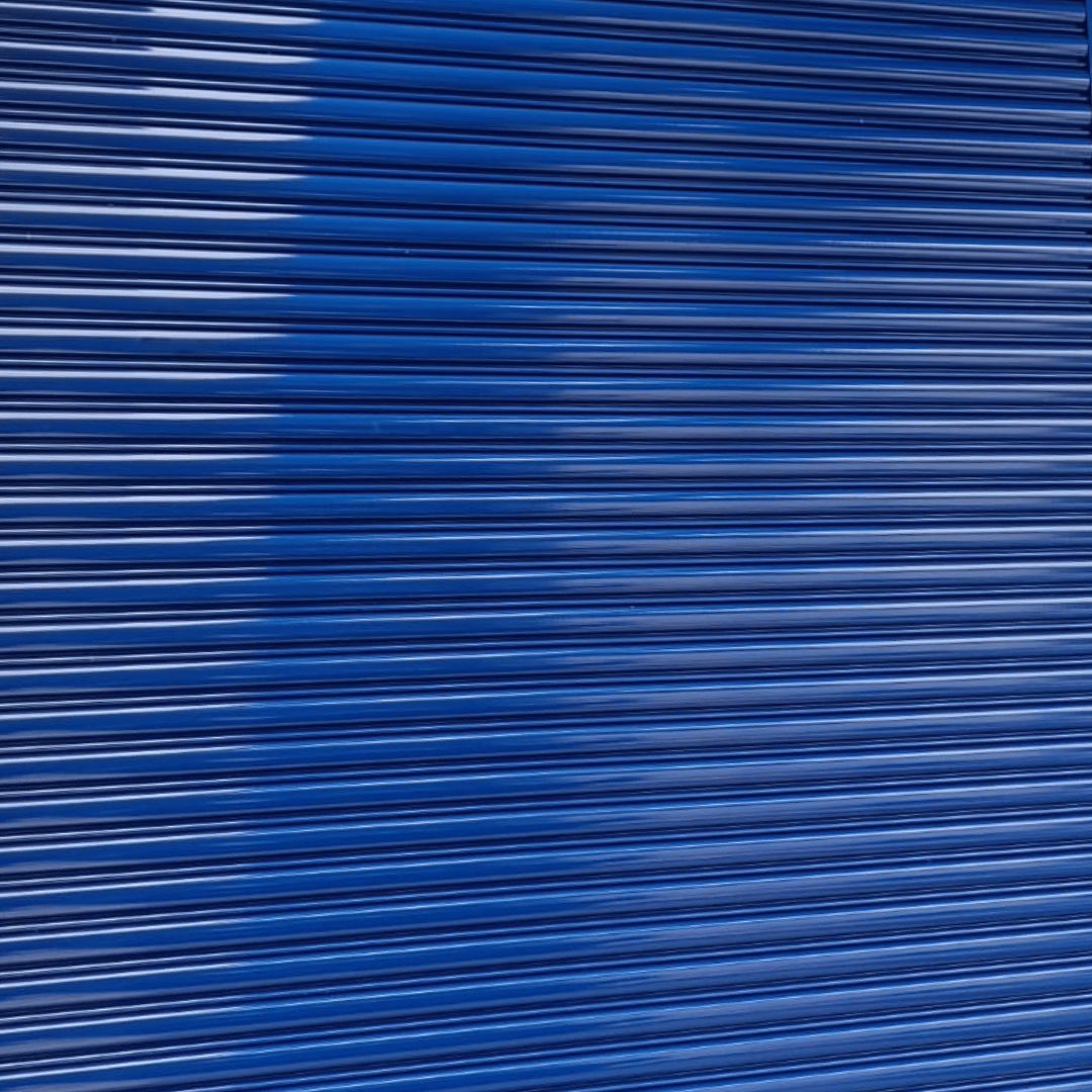 Textura de porta azul de aço